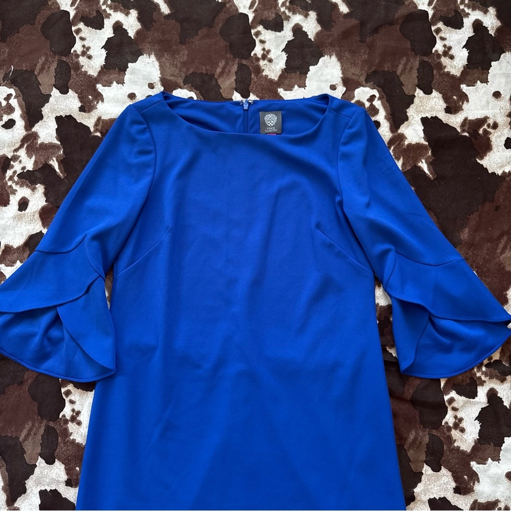 Vince Camuto Ruffle Sleeve Dress